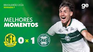 MIRASSOL 0 X 1 CORITIBA | MELHORES MOMENTOS | 7ª RODADA BRASILEIRÃO 2026 | ge.globo