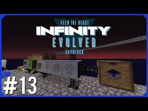 FTB Infinity Evolved Skyblock - Episode 13 - Mass Fabrication & Replicating!