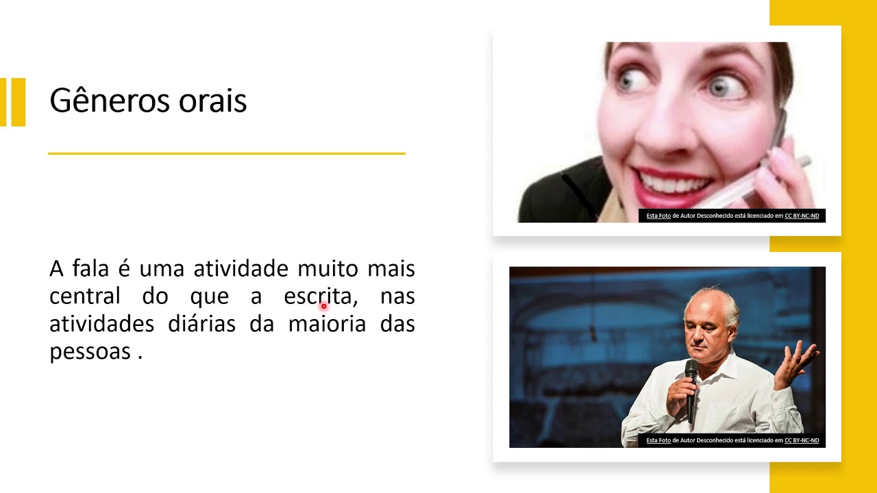 Gêneros orais