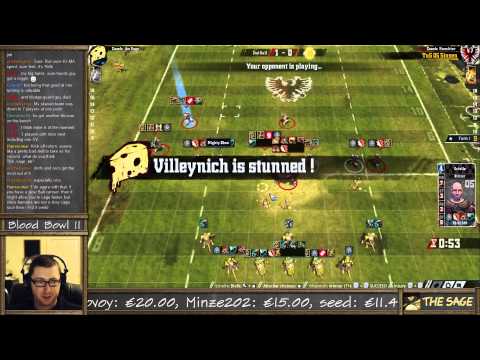 Another close one! Sage's Skaven struggle vs humans' guard (game 25; Blood Bowl 2)