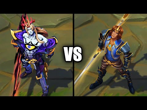 Soul Fighter Viego vs King Viego Skins Comparison (League of Legends)