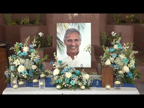 Local entertainment & sporting icon Chris Gibbs laid to rest