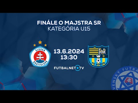 Finále o majstra SR "U15" (2023/2024) : ŠK Slovan Bratislava - FC Košice
