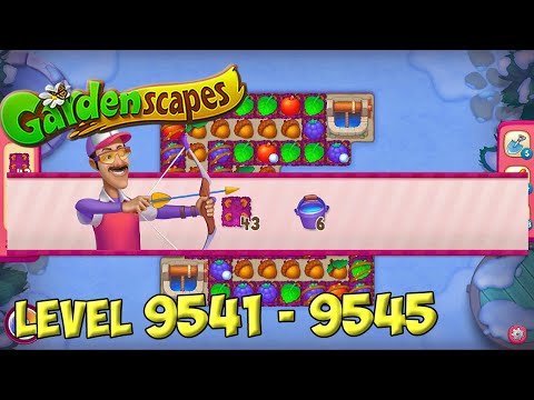 GardenScapes level 9541 - 9545 🌱 Playrix HD