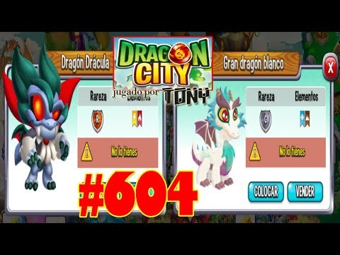 Dragon City "Capítulo 604 - El Dragón Drácula y Gran Dragón Blanco" por Tony