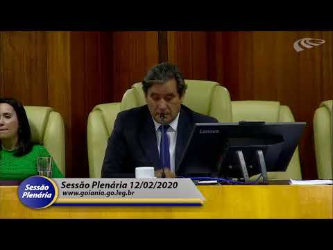 Sessão Plenária 12/02/2020
