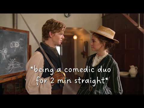 jack & belle being a comedic duo for 2 minutes straight.