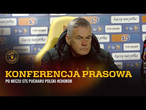 Konferencja prasowa po meczu Chojniczanka Chojnice - Korona Kielce 1:1 (4:3) (04.12.2025 r.)
