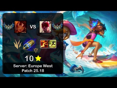 Taliyah Jungle vs Lee Sin - EUW Challenger - Patch 25.18