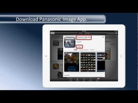 Panasonic - Instructional Video - How to set up Wifi with an Apple i-phone or i-pad and use the Panasonic image app.