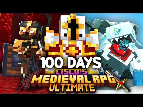 I Survived 100 Days in Cisco's Medieval RPG in Minecraft Hardcore