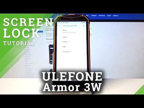 ULEFONE Armor 3W and Lock Method - Customize Security Settings