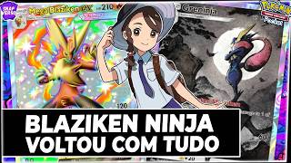 O PIOR INIMIGO DO SCEPTILE !!! MEGA BLAZIKEN NINJA - POKEMON TCG POCKET