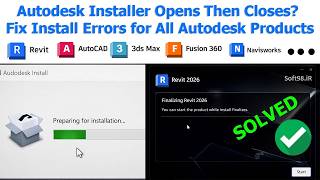 Autodesk Won’t Install Fix Installer Closing Instantly | Works for All Autodesk Products