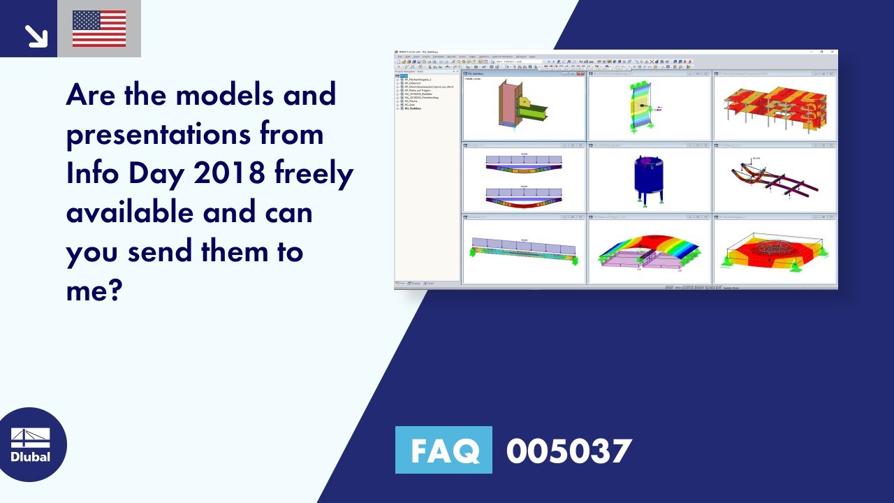 FAQ 005037 | Are the models and presentations from Info Day 2018 freely available and, can I ...