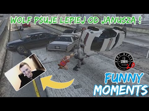 😂 Funny Moments #16 - ( Wolf psuje lepiej od Janusza ! ) || StrefaRP.pl ! 🔥