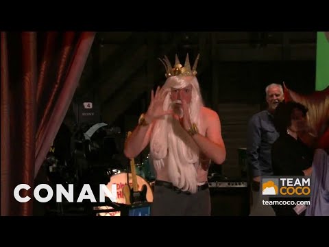 Rehearsal Outtakes: Poseidon Sings A Tune! | CONAN on TBS