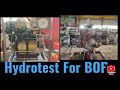 Hydro Testing Process For Double Ram BOP Using Hydraton Pressure Testing Pump