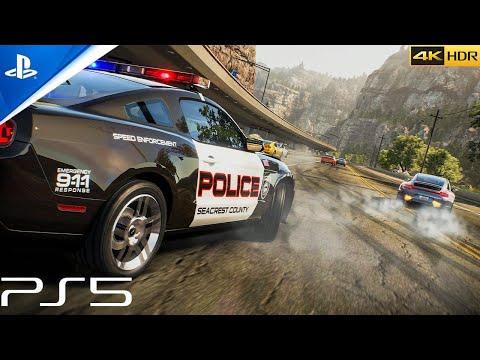 Need for Speed Hot Pursuit Remastered PS5 - BEST POLICE CHASES | Ultra High Graphics [4K HDR]
