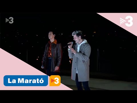 Miki Núñez i Alfred García canten "Electricitat" en un duet espectacular - La Marató de TV3