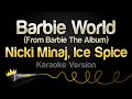 Nicki Minaj, Ice Spice - Barbie World (with Aqua) (Karaoke Version)