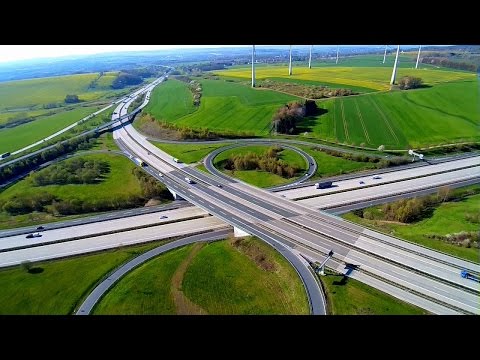 Die Autobahnen rund um Chemnitz A4 & A72