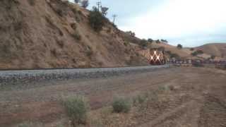 preview picture of video 'Northbound Union Pacific Stack Train Descends into Caliente HD'
