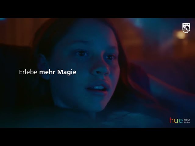Video teaser for Erlebe mehr mit Philips Hue für perfektes Entertainment