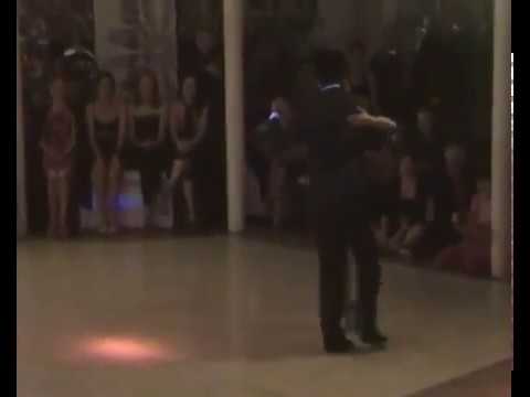  Yailet Suarez  and  Julio Alvarez  are  dancing  at  Pasqua Tango Festival  in  2016