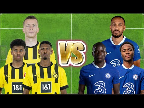 2023 Borussia Dortmund 🆚 2023 Chelsea (Aubameyang-Kante-Reus-Haller-Hummels-Mount-Bellingham)