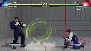 [ストリートファイターV]　フレンドとラウンジ（シルバー〜ゴールド帯）