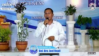 Download Lagu JMCIM | Testimony Portion | Bel. Bro. Joel Repil | October 23, 2022 Thumbnail