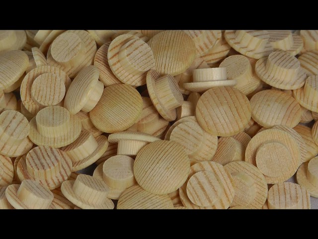 Круглая палочка из бука, шарик из дерева, мебельная заглушка