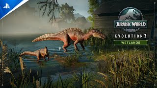 Jurassic World Evolution 3 Wetlands Trailer | PS5 Games Trailer
