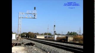 preview picture of video 'THE SAM's Shortline S.W.G.A - Arrival & Departure from Cordele, GA 1 of 2 © 2014.wmv'