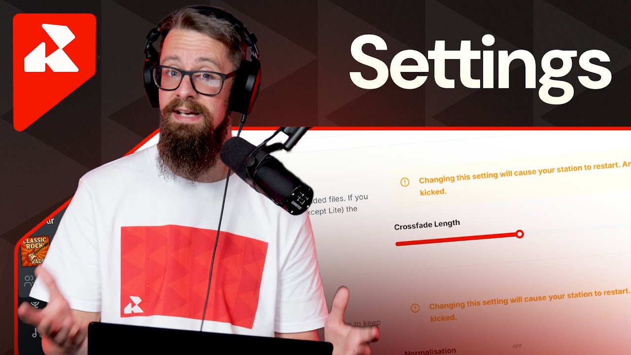 Radio.co Tutorial - Changing Settings
