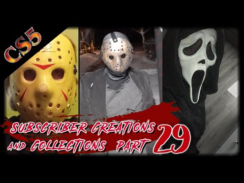 Subscriber Creations and Collections part 29 Custom Jason Masks and other Creations and Collections