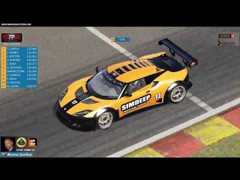 SRS Live Now! LotusEvoraGX @ Spa 10:00GMT 2018-02-04