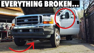 2001 F350 7.3 Project - EVERYTHING IS BROKEN - How to test power mirror switch and replace