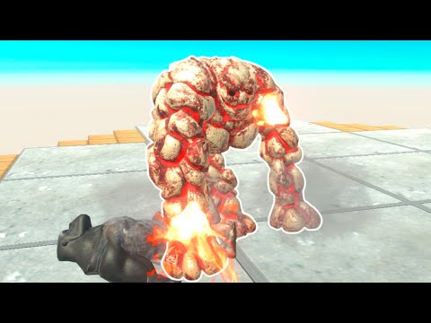 NEW LAVA GOLEM ON SKY ARENA | Animal Revolt Battle Simulator Update