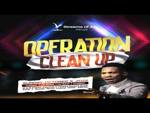 OPERATION CLEAN UP || SUNDAY SERVICE || 5TH OCTOBER 2025