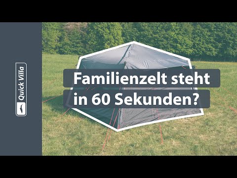 qeedo Quick Villa (2020) Familienzelte - Familienzelt 👨‍👩‍👧‍👦 in nur 60 Sekunden aufgebaut
