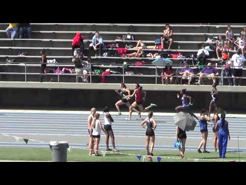 VarG 4x100m Prelims at CA Relays 3-21-15 - Los Alamitos Girls