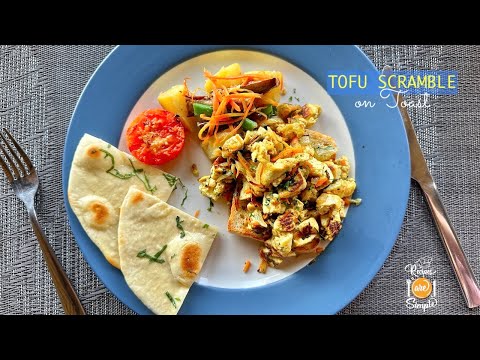 Tofu Scramble Toast