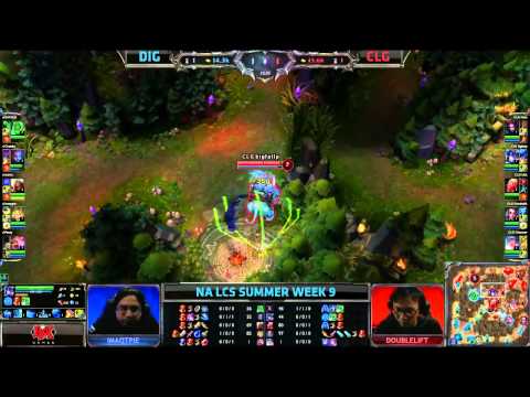 Dignitas (DIG) vs CLG - TIEBREAKER FOR 5TH PLACE | NA LCS Summer 2013 W9D3 | Full Game HD