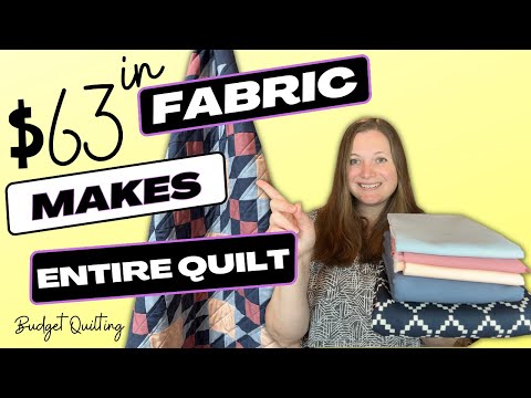Lets Sew a Budget Quilt | Southwest Solids Wall Quilt