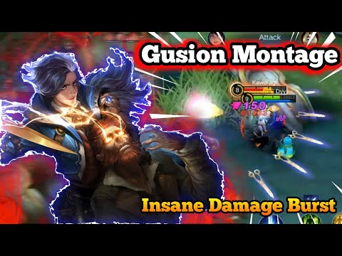 Gusion Montage #2  Outplay / Higgligts / Aggresif / Freestyle / One shot enemies  Mobile Legends
