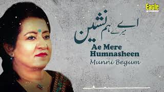 Ae Meray Humnasheen  Munni Begum  Eagle Stereo  HD