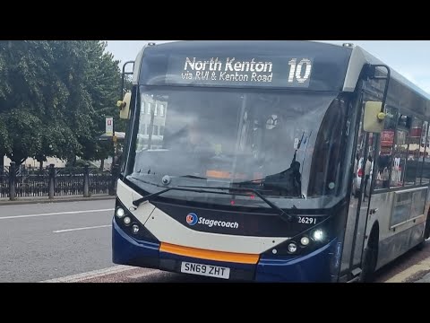 26291/SN69 ZHT Stagecoach Northeast Adl Enviro 200 MMC On The 10 - North Kenton