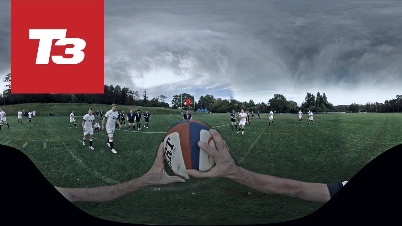 T3 tests Oculus Rift with the England Rugby team - YouTube
